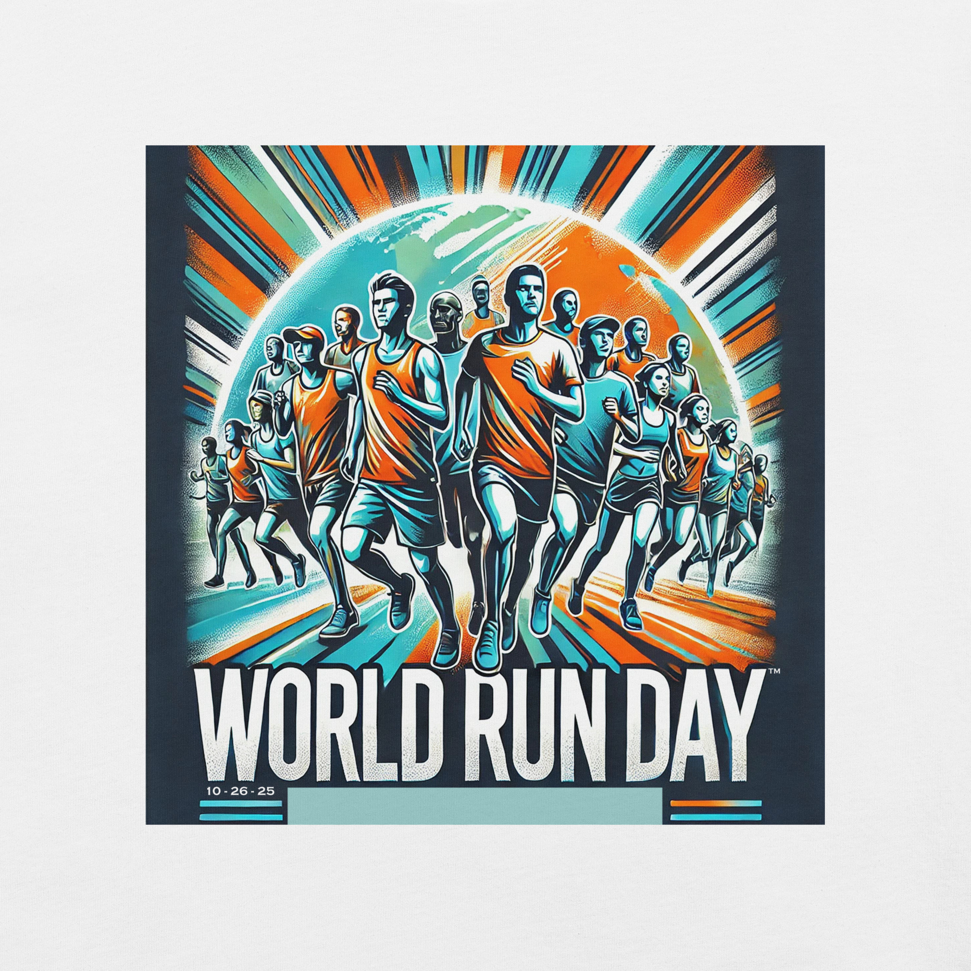 World Run Day White Shirt 2025
